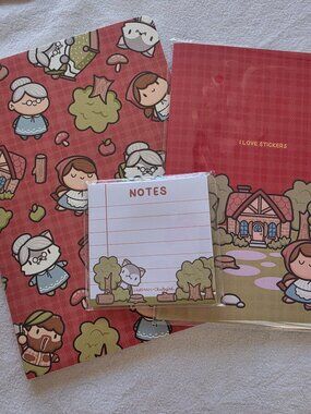 Hubman and Chubgirl Journal, Sticker Book and Post-its